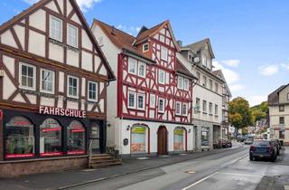 Haus kaufen in 35216 Biedenkopf, Erstbezug nach Sanierung! Historisches Fachwerkhaus mit Ladenlokal in zentraler Lage
