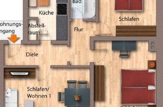 Wohnung kaufen in 52445 Titz, Titz - Helle 2-Zimmer- Eigentumswohnung mit Balkon in Titz-Jackrath