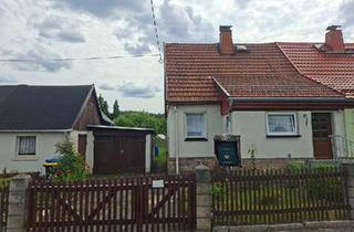 Doppelhaushälfte kaufen in 08147 Crinitzberg, Crinitzberg - Wir verkaufen Opa sein klein Häuschen (Doppelhaushälfte).