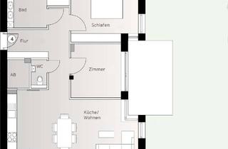 Wohnung mieten in Ammerweg 24, 89188 Merklingen, Moderne 3-Zimmer Wohnung mit Loggia in Merklingen