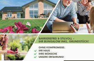 Haus kaufen in 56305 Puderbach, Exklusiver Bungalow mit Bauland – Wohnkomfort auf einer Ebene!