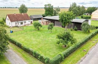 Anlageobjekt in 17129 Bentzin, Zusammen anpacken: Gestaltbares Landhaus inkl. Scheune und Nebengebäude in Feldrandlage
