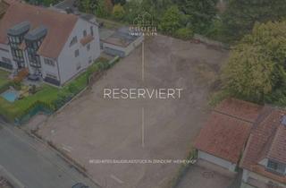 Grundstück zu kaufen in 90513 Zirndorf, VERBINDLICH RESERVIERT - PLATZ FÜR NEUES IN BEGEHRTER LAGE - BAUGRUNDSTÜCK IN ZIRNDORF-WEIHERHOF