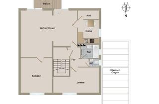 Wohnung kaufen in 87656 Germaringen, *** sonnige 3 Zi. - Wohnung mit großem Südbalkon ***