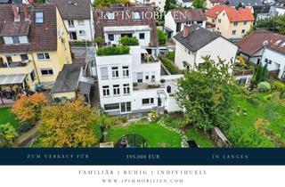 Wohnung kaufen in 63225 Langen, Ruhig und Familiär! 4,5-Zimmer-Souterrain-Wohnung mit großem Gartenanteil!