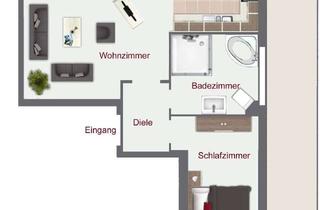 Wohnung mieten in Hermann-Löns-Straße, 53797 Lohmar, Gepflegte 2-Zimmer-Wohnung mit Balkon im 3. OG in Lohmar