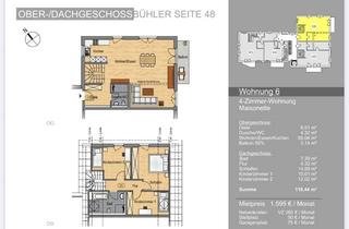 Wohnung mieten in Bühler Seite 48, 77815 Bühl, Geräumige 4-Zimmer Wohnung mit Balkon in Bühl