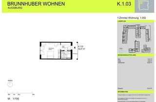 Lofts mieten in Dieselstraße 10,5, 86154 Oberhausen, Helles 1-Zimmer Loft in Augsburg-Oberhausen