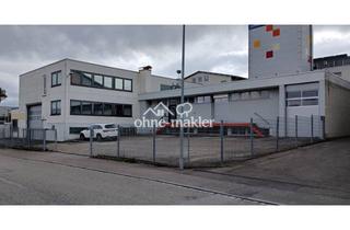 Büro zu mieten in 89081 Ulm, 2 Lagerhallen mit Büros und Freifläche