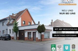 Haus kaufen in 68794 Oberhausen-Rheinhausen, LEBEN, ARBEITEN, WOHLFÜHLEN: Wohn-und Geschäftshaus mit Garten&Innenhof nahe Mannheim / Karlsruhe