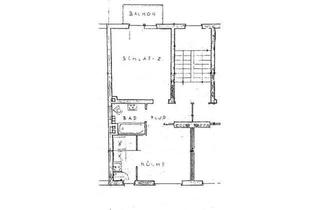 Wohnung mieten in 66115 Saarbrücken, Zweizimmerwohnung mit Balkon, gemütlich + hell, ca. 39m², im 1. OG