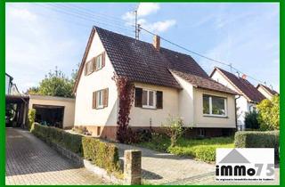 Einfamilienhaus kaufen in 75433 Maulbronn, Maulbronn - freistehendes Einfamilienhäusle auf Traumgrundstück in ruhiger Sackgasse