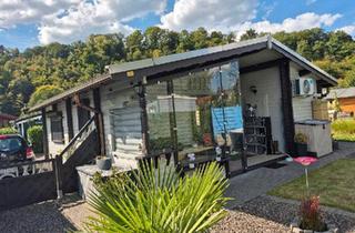 Haus kaufen in 45529 Hattingen, Hattingen - Gemütliches 3,5 Zimmer Blockhaus direkt an der Ruhr mit 77 m²