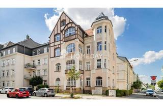 Wohnung kaufen in 09599 Freiberg, Ruhig, sonnig, stilvoll: 3‑Zimmer-Wohnung mit Wintergarten in geschichtsträchtigem Haus