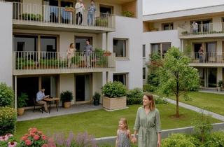 Wohnung kaufen in 89129 Langenau, 4-Zimmer Erdgeschoss Wohnung mit großzügigen Garten - KFW 40 QNG