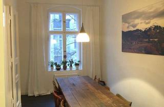 Wohnung kaufen in 12047 Neukölln, Reuterkiez: 3,5-Zimmer, Stuck, 2. OG, Südbalkon, Wanne, Architektenumbau