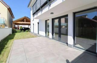 Wohnung kaufen in 63773 Goldbach, Moderne, barrierefreie Erdgeschosswohnung mit Terrasse, WP & 2 Carports – Neubauqualität in Goldbach