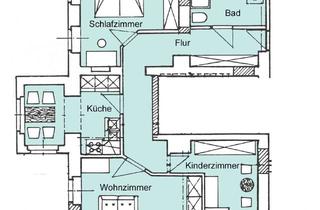 Wohnung mieten in Hauptstraße 35, 08112 Wilkau-Haßlau, Ruhige 3 Raum Wohnung mit EBK