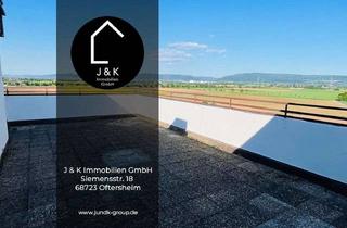 Penthouse mieten in 68723 Oftersheim, Exklusives Penthouse mit ca. 97 m² Dachterrasse – Luxus, Licht & Lebensqualität