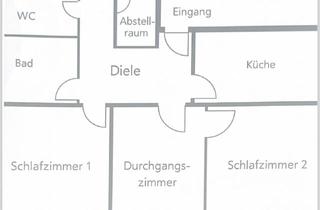 Wohnung mieten in 35390 Gießen, gepflegte 3-Zimmer-Wohnung in Gießen