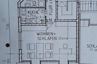 Wohnung mieten in Brückenstraße 29, 64711 Erbach, Helle 1-Zimmer Wohnung mit Balkon in Erbach