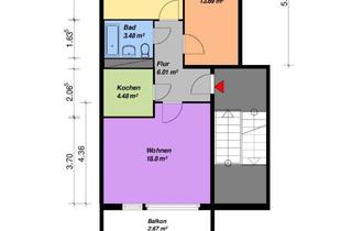 Wohnung mieten in Rühlower Straße 25, 17034 Industrieviertel, Nachmieter gesucht! Ansprechende 3-Zimmer-Wohnung mit Balkon und EBK in Neubrandenburg