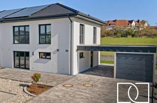 Haus kaufen in 95502 Himmelkron, Bezugsfertiger Neubau! Hochwertiges KfW 40+ Haus in ruhiger Lage mit Südterrasse, Garten und Garage