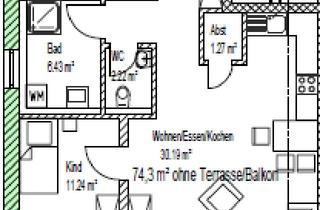 Wohnung kaufen in 84453 Mühldorf, ***Vorankündigung***Neubau-Zwei-Zimmer-Wohnung in Mühldorf a. Inn