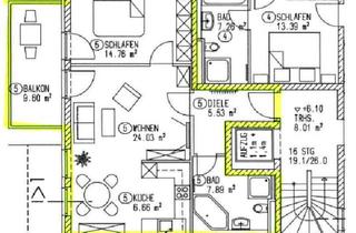 Wohnung mieten in 85521 Ottobrunn, Helle und ruhige 2-Zimmer- Wohnung in Ottobrunn