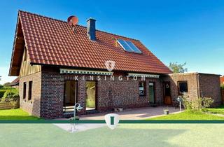 Einfamilienhaus kaufen in 26434 Wangerland, Nordseenahes Einfamilienhaus mit Kamin, großer Garage und gepflegtem Garten in Hooksiel