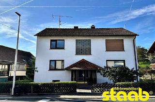 Haus kaufen in 63856 Bessenbach, FREISTEHENDES 2-FAMILIENHAUS MIT GARAGE, CARPORT, HOFRAUM UND GARTEN