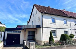 Doppelhaushälfte kaufen in 73084 Salach, Gepflegte Doppelhaushälfte mit großem Garten, Garage und Ausbaupotential im Dachgeschoss