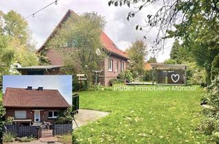 Einfamilienhaus kaufen in 48157 Gelmer, *IDYLLISCHES, FREISTEHENDES EINFAMILIENHAUS MIT GROßEM GARTEN IN UNMITTELBARER KANALNÄHE*