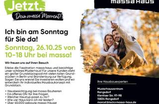 Grundstück zu kaufen in 14822 Borkwalde, Nur am Sonntag: Erleben Sie Ihren massa Moment in Rangsdorf - der erste Schritt zu Ihrem Traumhaus!