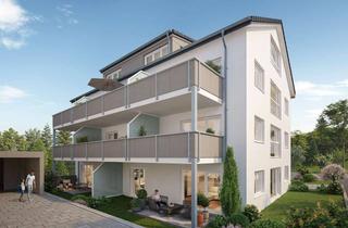 Wohnung kaufen in 88416 Ochsenhausen, Neubau KfW-40-QNG: Lichtdurchflutete 4,5-Zi-Eigentumswohnung mit Gartenanteil