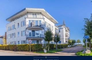 Penthouse kaufen in Strandpromenade 44, 18609 Binz, Binzer Luxus Penthouse 129 m², 360° Terrasse, Sauna, Kamin, Meerblick, Strandpromenade, Stellplatz!