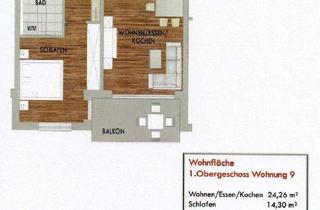 Wohnung mieten in Dianastraße, 92708 Mantel, Moderne 2-Zimmer-Wohnung mit Balkon und hochwertiger Ausstattung
