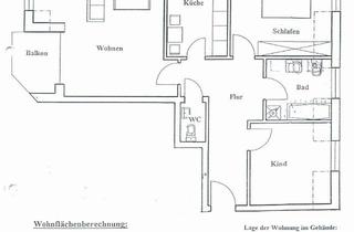 Wohnung mieten in Gleidinger Straße 34, 30880 Laatzen, Gepflegte 3-Zimmer Dachgeschosswohnung in Laatzen