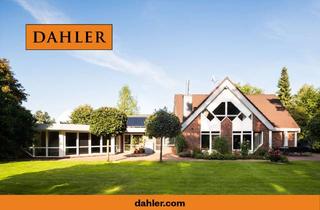 Haus kaufen in 27367 Ahausen, Design trifft Natur: Architektenhaus mit Indoor-Pool, malerischem Garten und idyllischem Teich