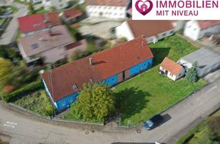 Einfamilienhaus kaufen in Rosenstraße 10, 89429 Bachhagel, Ihr neuer Bauernhof in Bachhagel! Einfamilienhaus mit Nebengebäuden u. großem Grundstück!