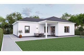 Haus kaufen in 49770 Herzlake, Wohnen auf einer Ebene: Schicker Winkelbungalow, Neubau, inkl. Bodenplatte, FBH, A+, PV, Lüftung