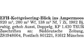 Haus kaufen in 82288 Kottgeisering, EFH - Kottgeisering