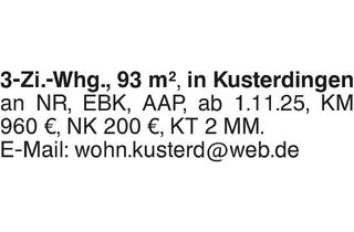 Wohnung mieten in 72127 Kusterdingen, 2-Zi.-App. in Kusterdingen
