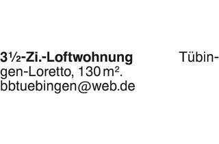 Lofts mieten in 72070 Tübingen, 3,5 Zi.-Loftwohnung Tübingen-Loretto