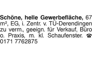 Büro zu mieten in 72072 Tübingen, Gewerbefläche