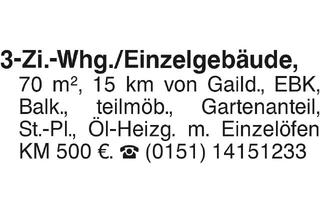 Wohnung mieten in 73453 Abtsgmünd, 3-Zi.-Whg./Einzelgebäude