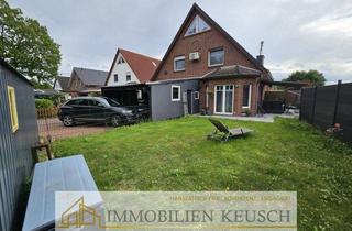 Doppelhaushälfte kaufen in 28870 Ottersberg, Preishammer---DHH mit viel Platz über drei Etagen, Vollbad mit Whirlpool & überdachte Terrasse
