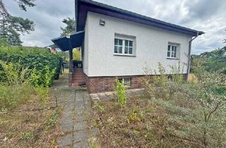 Grundstück zu kaufen in 15732 Eichwalde, Eichwalde - schönes Baugrundstück mit kleinem Bestandshaus