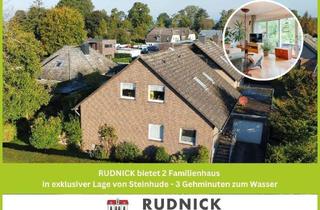 Haus kaufen in 31515 Wunstorf, Wunstorf - RUDNICK bietet 2 Familienhaus in exklusiver Lage von Steinhude - 3 Gehminuten zum Wasser