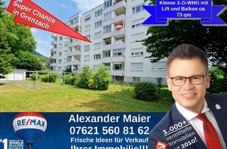 Wohnung kaufen in 79639 Grenzach-Wyhlen, Interessante Chance in Grenzach-Wyhlen: 3-Zi-Wohnung mit Lift und Balkon, Einbauküche, Miele